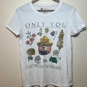 Vintage Smoky the Bear only you can prevent wildfires T-shirt